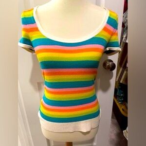 Vintage Trina Turk terry cloth top